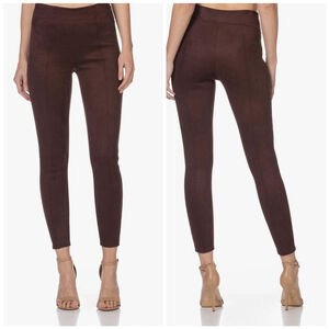 SPANX SUEDE LEGGING DARK TERRACOTTA SIZE 1X 20322R